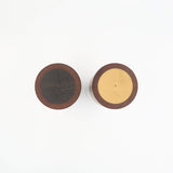 Elegant salt- og peberkværn i mahogni og aluminium