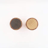 Elegant salt- og peberkværn i oliventræ og kobber