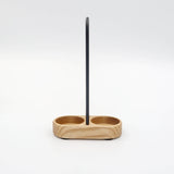 Elegant salt- og peberkværn i eg og pulverlakeret aluminium