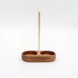 Stilren salt- og peberkværn i bøg og mahogni