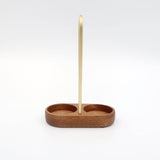 Stilren salt- og peberkværn i mahogni