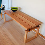 Indendørsbænk i douglas træ