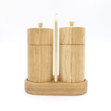 Klassisk salt- og peberkværn i eg