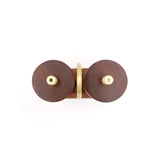 Klassisk salt- og peberkværn i mahogni