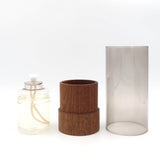 Smuk olielampe i træ