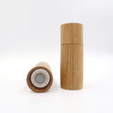 Stilren salt- og peberkværn i eg