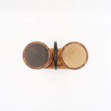 Elegant salt- og peberkværn i oliventræ og kobber